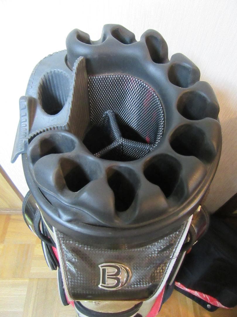 ★希少★BENNINGTON★キャディ-バック★黒/白/赤★