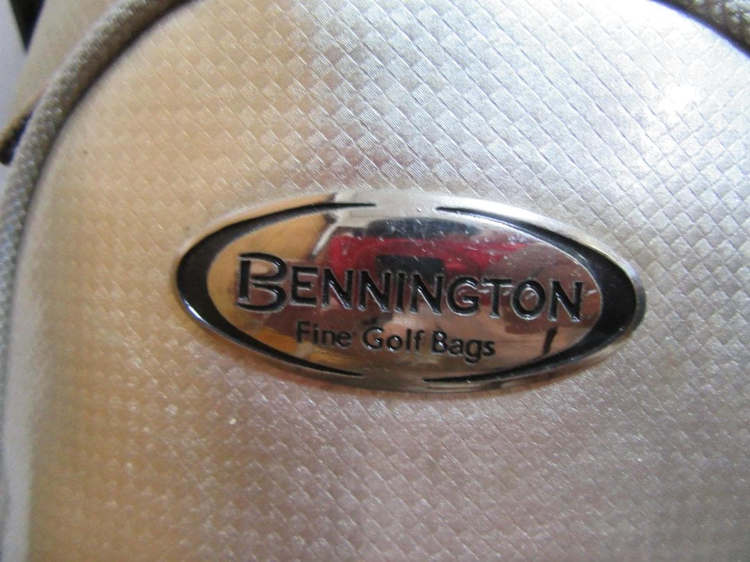 ★希少★BENNINGTON★キャディ-バック★黒/白/赤★