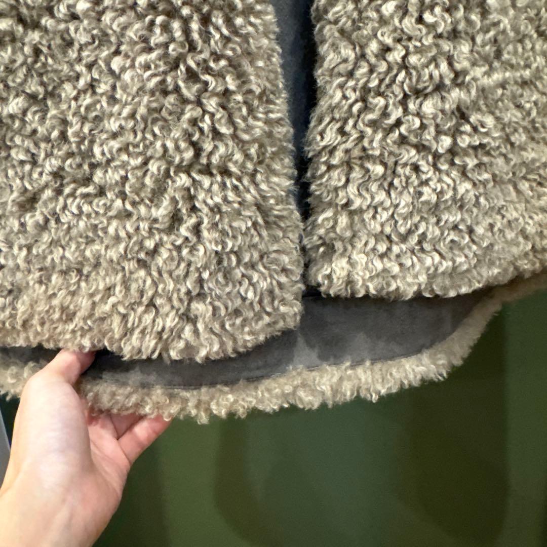最終価格！値下！anuke Eco Fur Vest モカ　38