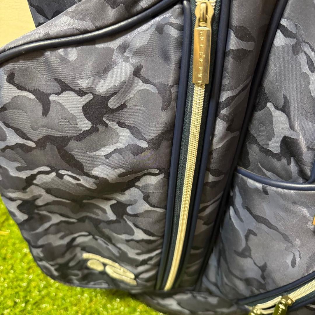 Rosasen ロサーセン ネイビー スタンド式 ゴルフバッグ キャディバッグ