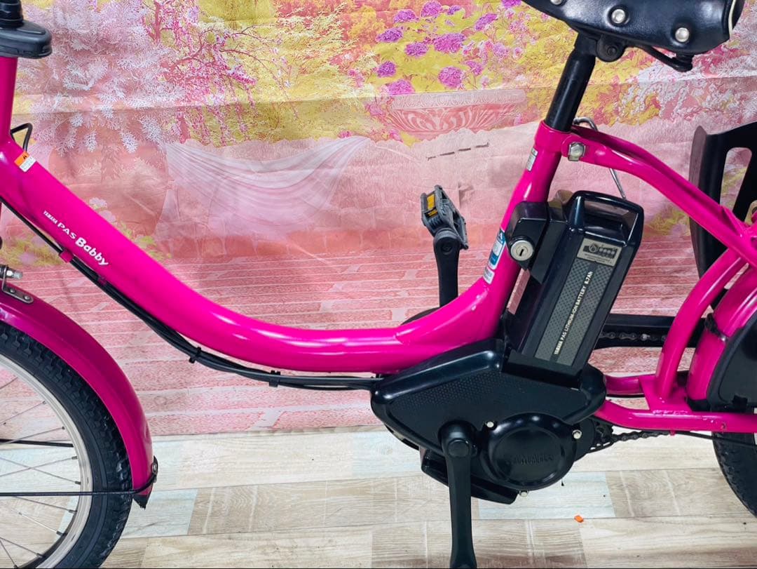 ZK3639 電動自転車 ヤマハ パスバビー 子供乗せ 20インチ 送料無料