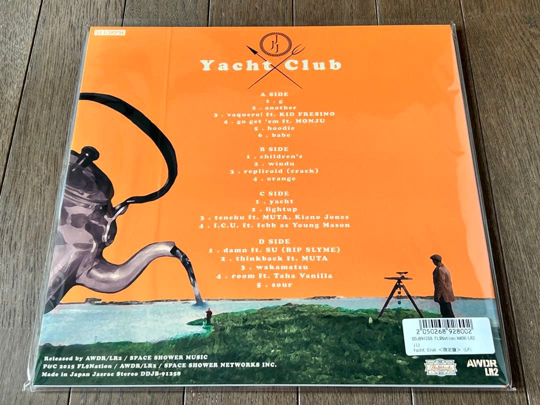 【新品】 JJJ YACHT CLUB アナログ 2LP レコード 初回限定盤