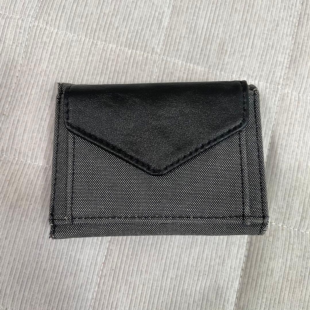 【familiar】クマ刺繍 デニム 財布