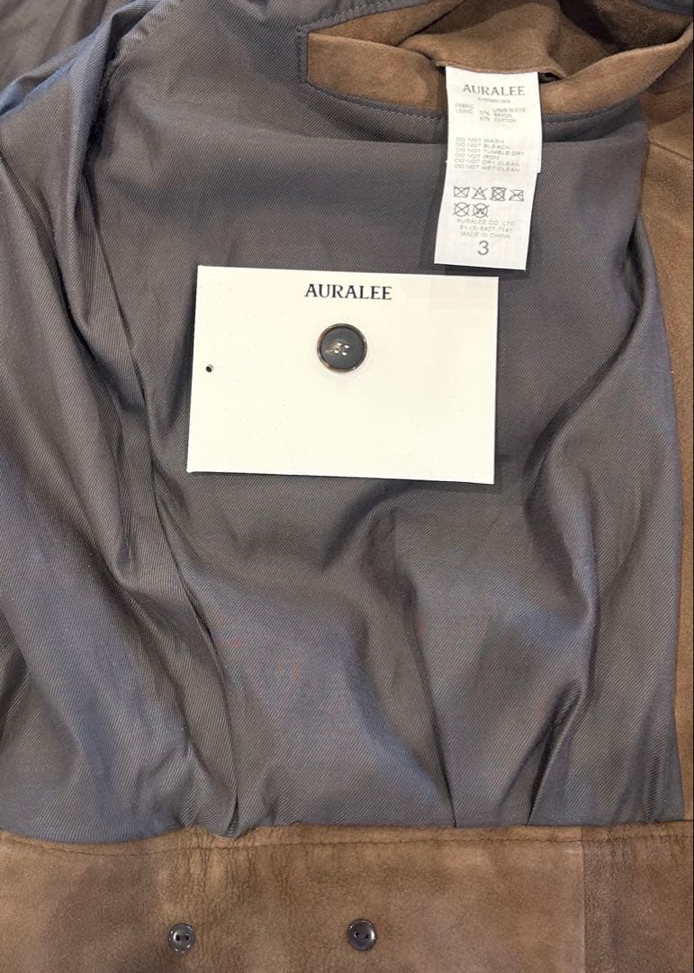 ジャケット・アウター AURALEE 26SS SILKY GRAIN SUEDE BLOUSON