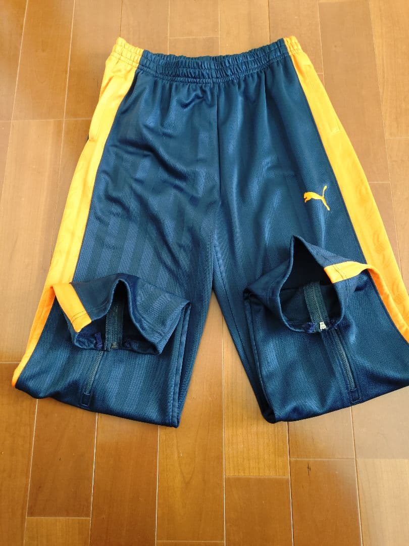 超美品 PUMA ジャージ上下セット ネイビー/オレンジ Mサイズ レア