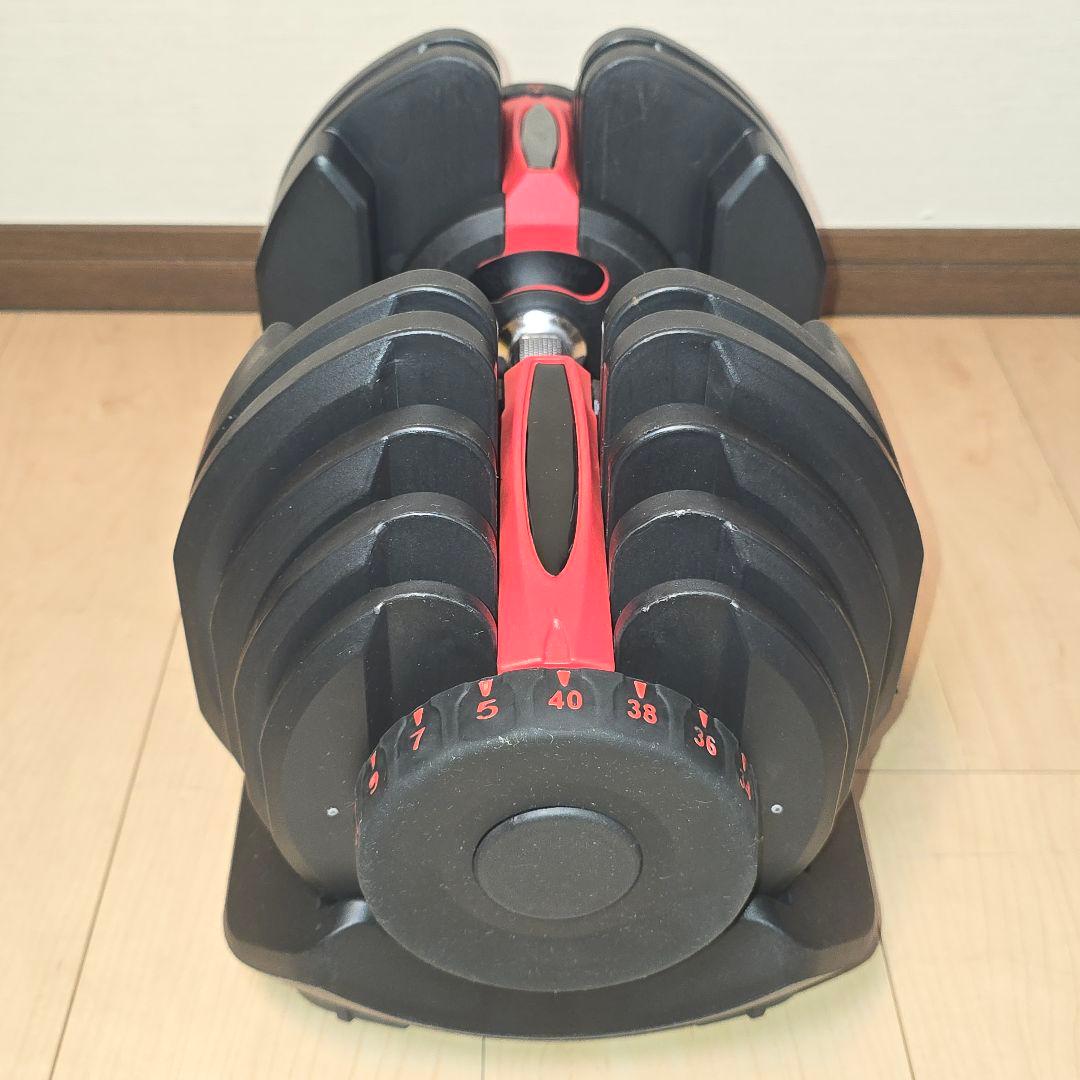 可変式ダンベル 5〜40kg 17段階 送料無料 ①/②