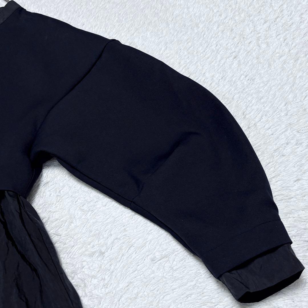 【美品】ランバンオンブルー 24aw シャツ スカート コンビ ワンピース