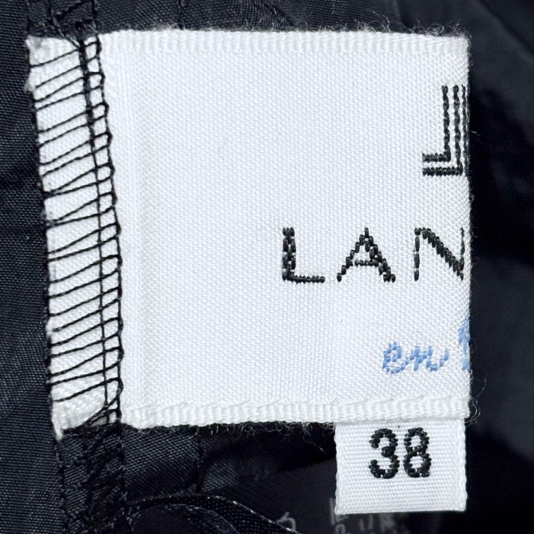 【美品】ランバンオンブルー 24aw シャツ スカート コンビ ワンピース