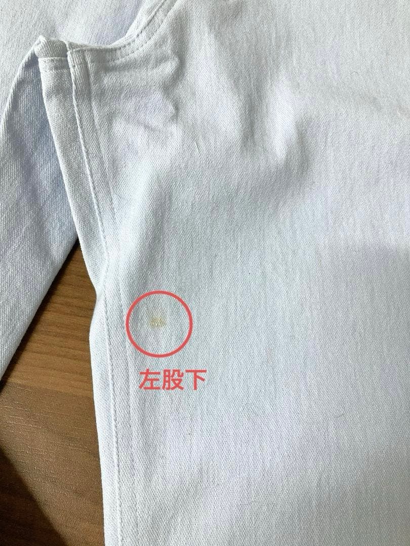 【タグ付】メンズゴルフパンツ　水色ストレッチパンツ　Mサイズ　新古品