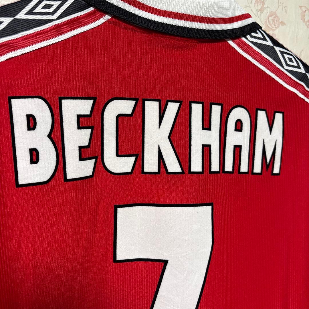 1998-2000 マンチェスターユナイテッド　ベッカム　ユニフォーム　XL
