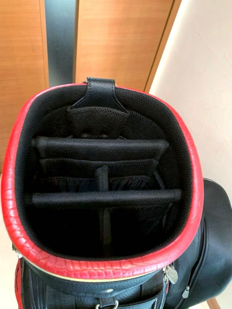 希少　完売良品　ダンスウィズドラゴン　キャディバッグ　クロコ　ヘッドカバーセット