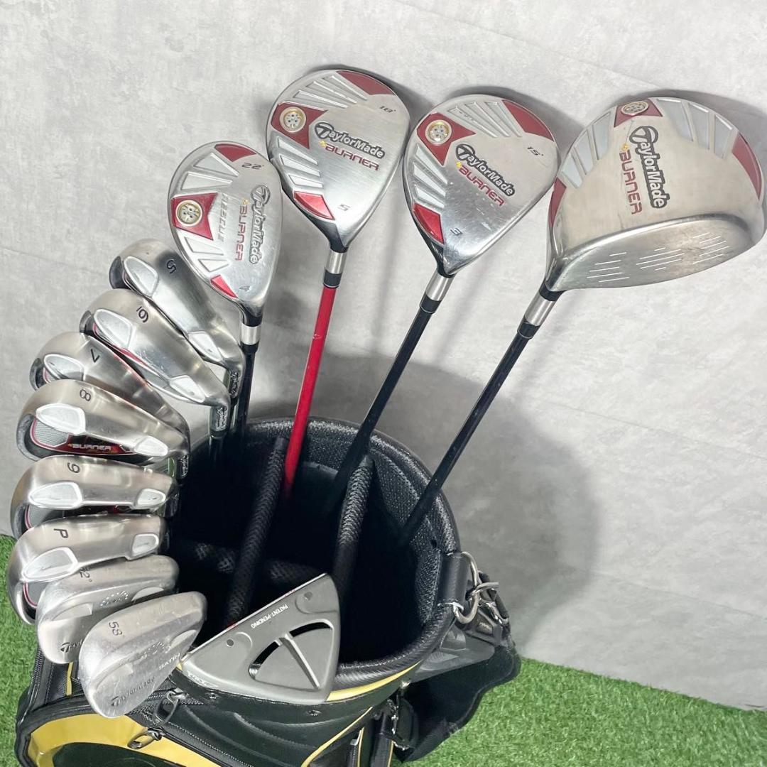 テーラーメイド バーナー モデル統一 ゴルフクラブセット メンズ S 13本 右