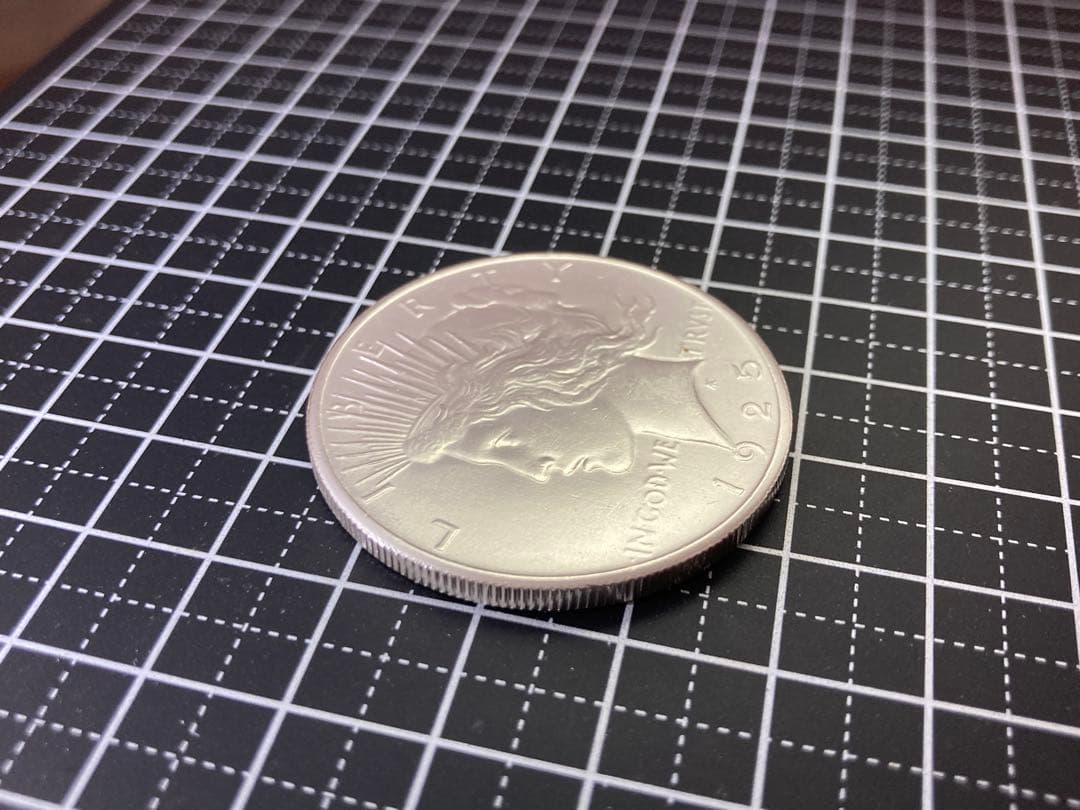 【アメリカ】ピースダラー1ドル銀貨(1925年)