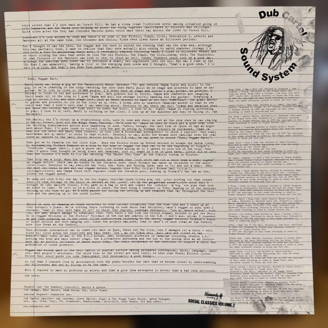 洋楽 DREAD MEETS PUNK ROCKERS/DON LETTS / 2LP