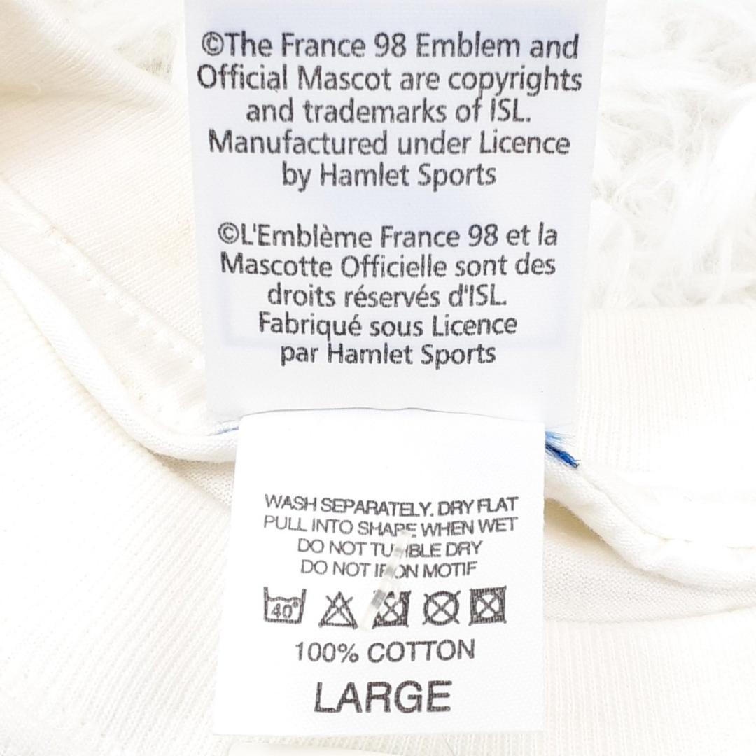 新品未使用タグ付◎1998 FIFA フランスW杯 サイン入り記念Tシャツ 希少