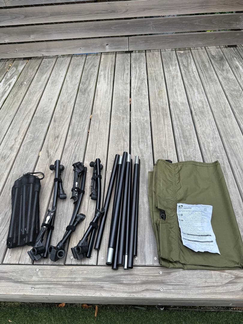 WAQ ワック 2WAY フォールディングコット オリーブ