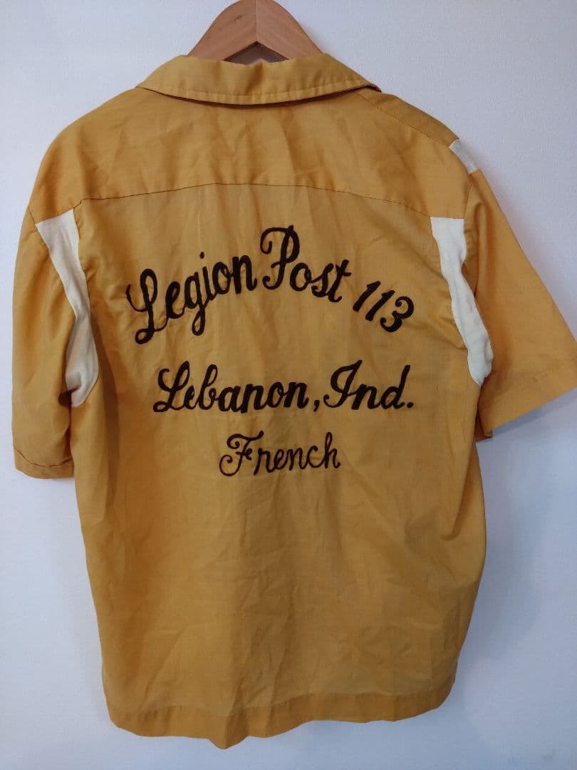 NATNAST made in USA ボウリングシャツ　刺繍