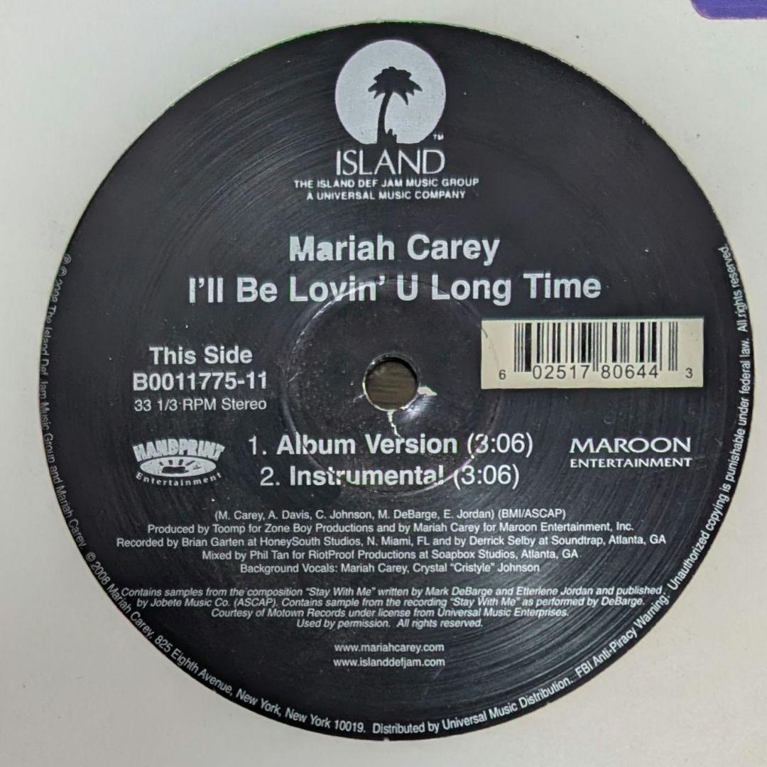 洋楽 Mariah Carey I'll Be Lovin' U Long Time