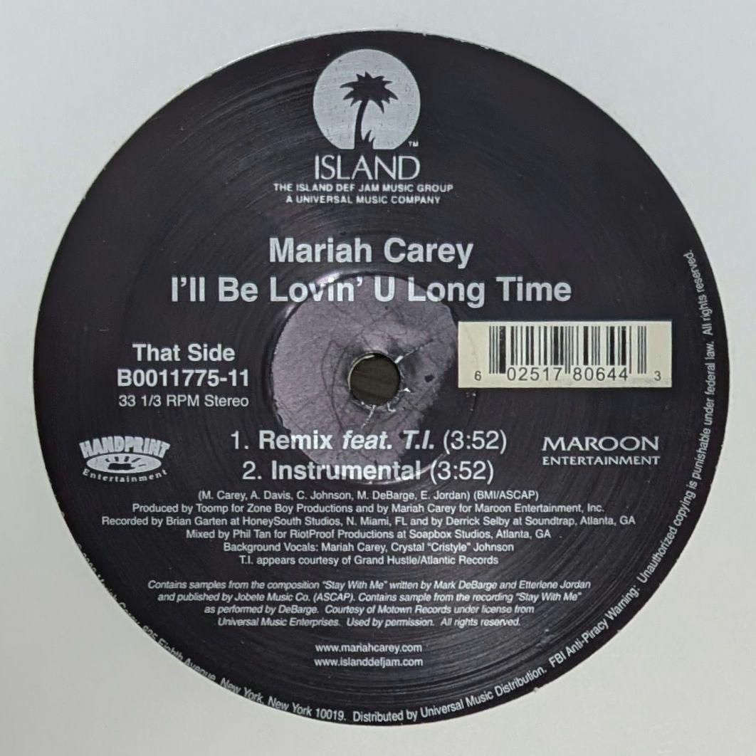 洋楽 Mariah Carey I'll Be Lovin' U Long Time