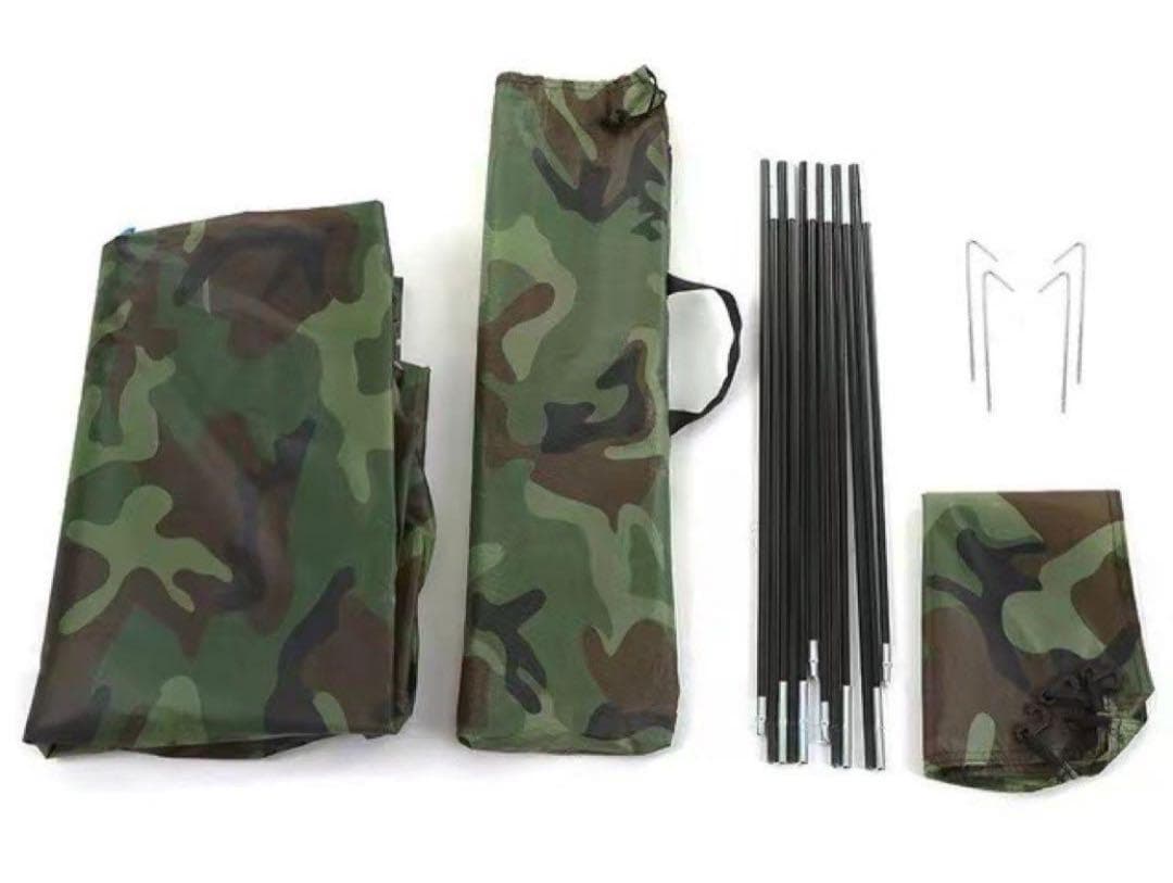 【ソロキャンプ】セット キャンプ用品 まとめ売り アウトドアチェア テント 迷彩