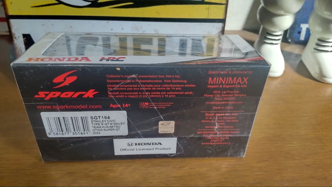 ミニ男商品.スパーク製.シビックタイプＲ.スタンレーチームクニミツ２０２４