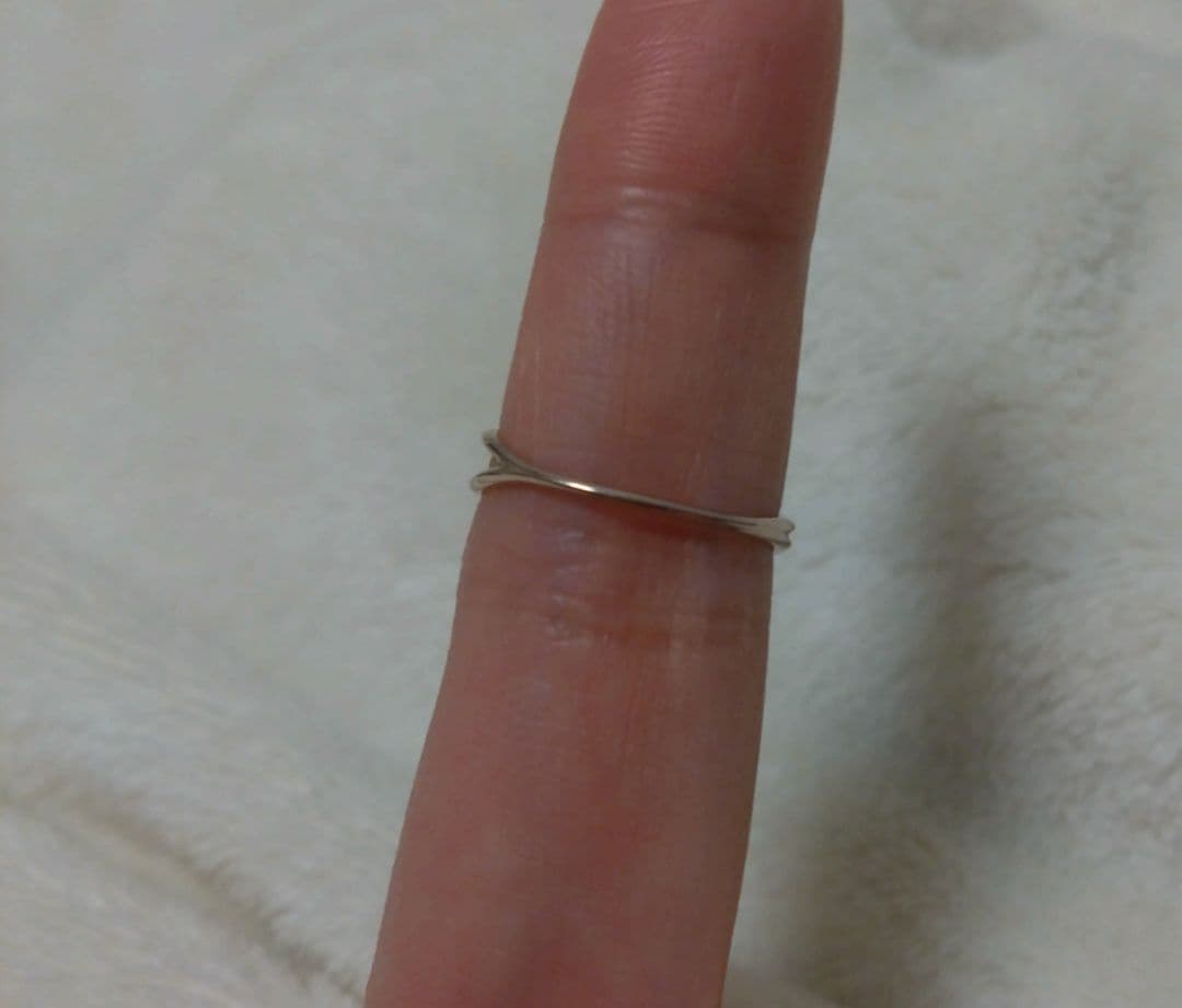 ete　K18MPG ダイヤモンド クロス リング