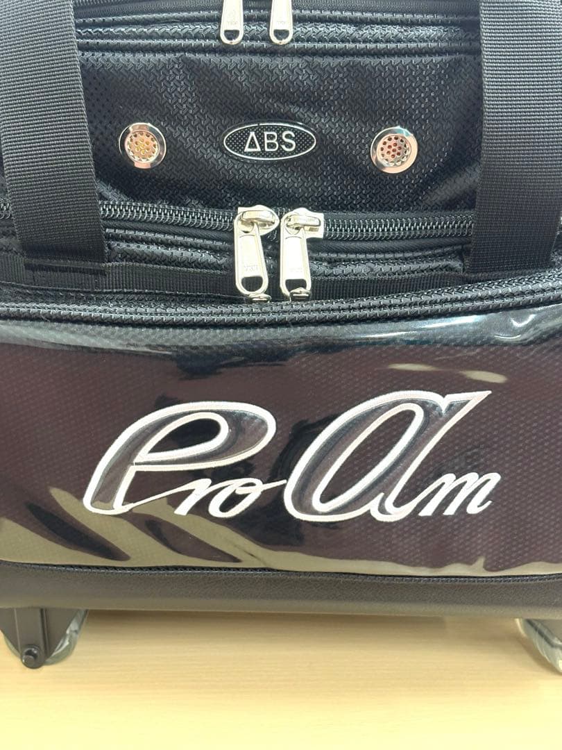【美品】ABS PRO-am ボウリングバッグ 2個用 キャスター付き