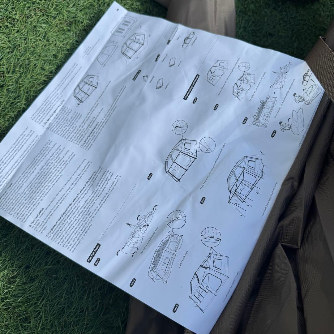 ルミ　未使用　ネイチャーハイク Village13 ワンタッチ設営テント