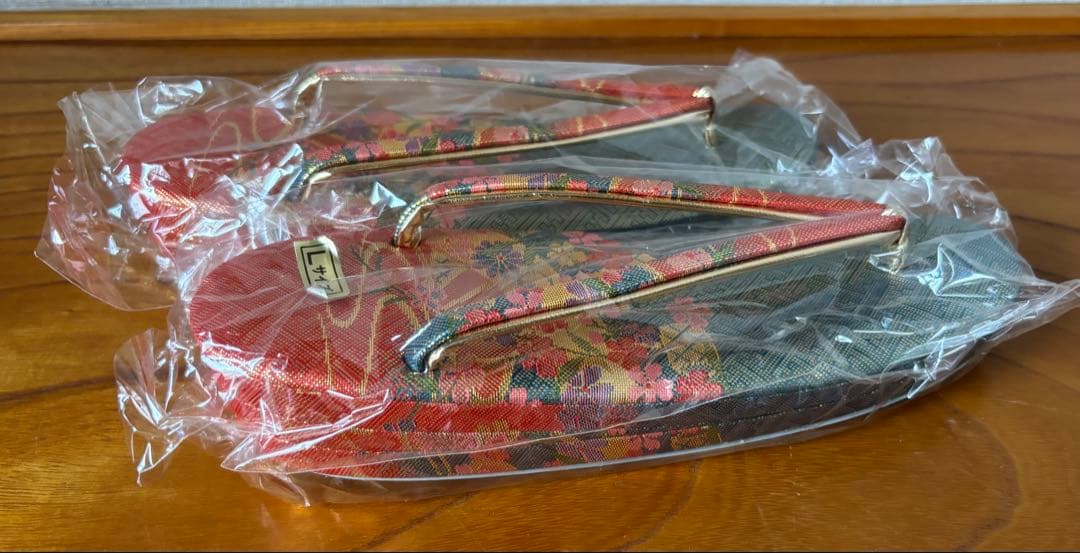 【新品】和装小物 佐賀錦 バッグ＆草履セット　成人式 結婚式 観光 高級