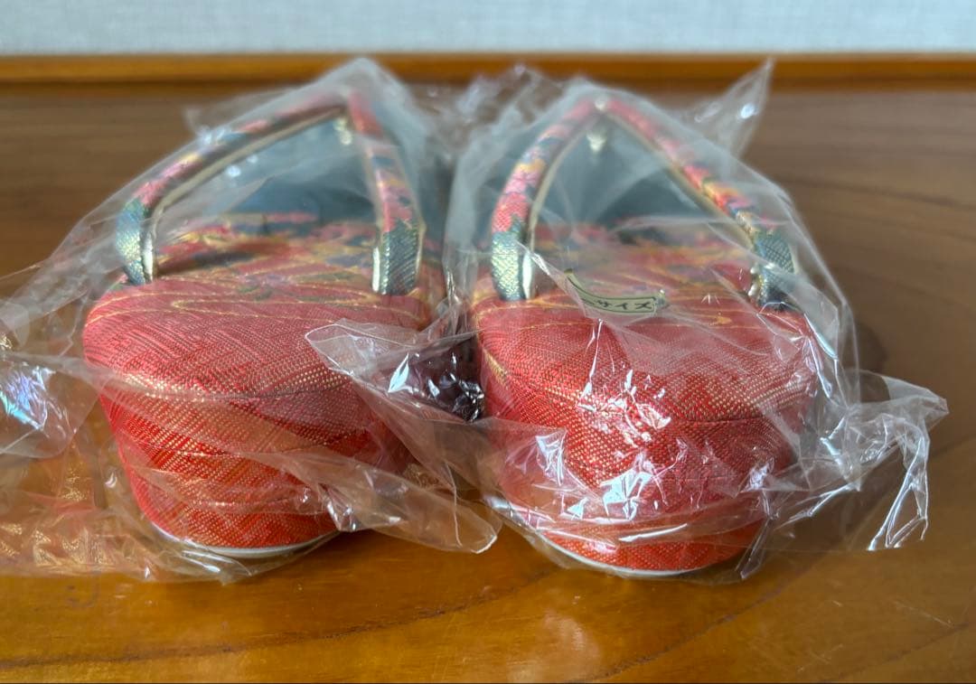 【新品】和装小物 佐賀錦 バッグ＆草履セット　成人式 結婚式 観光 高級