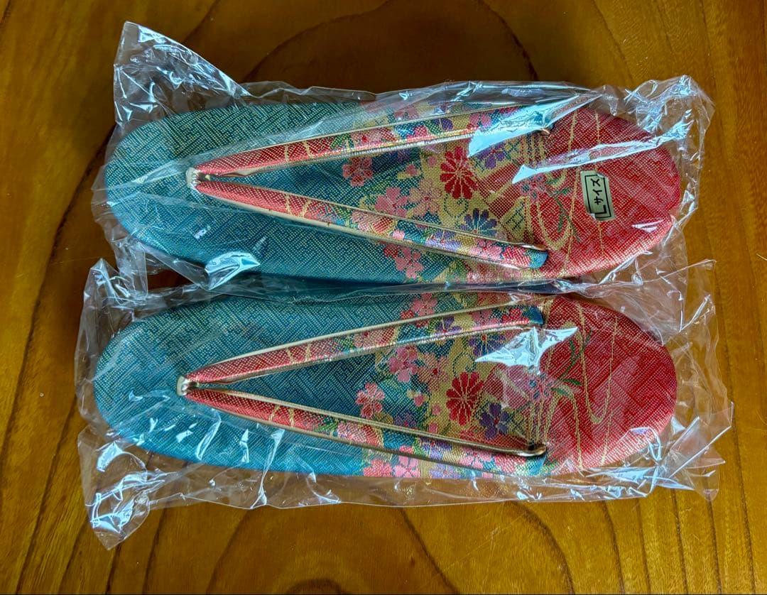 【新品】和装小物 佐賀錦 バッグ＆草履セット　成人式 結婚式 観光 高級