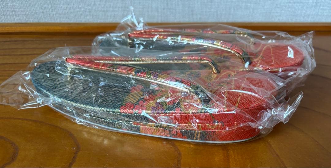 【新品】和装小物 佐賀錦 バッグ＆草履セット　成人式 結婚式 観光 高級