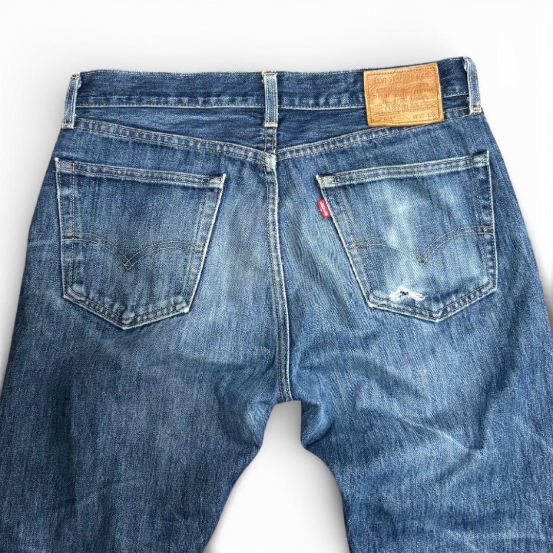 【希少USA製】リーバイス 505 プレミアム BIG E W32 濃紺