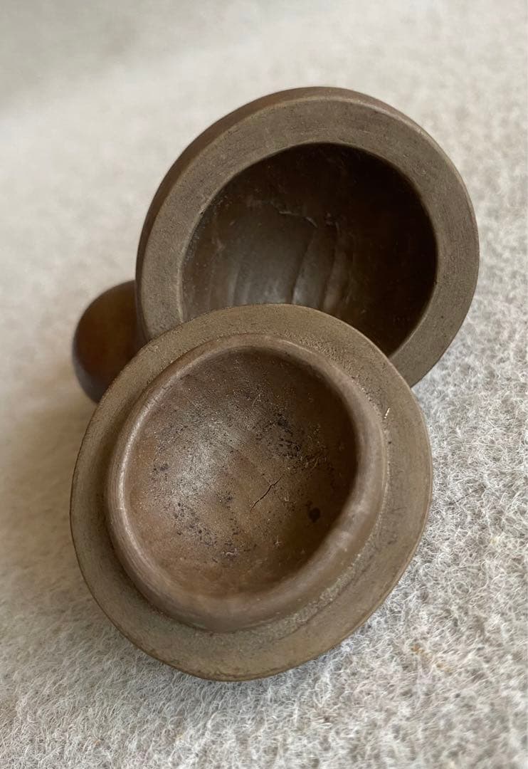 K.F！備前焼・木村陶峰／瓢箪から駒　瓢箪・馬の香合