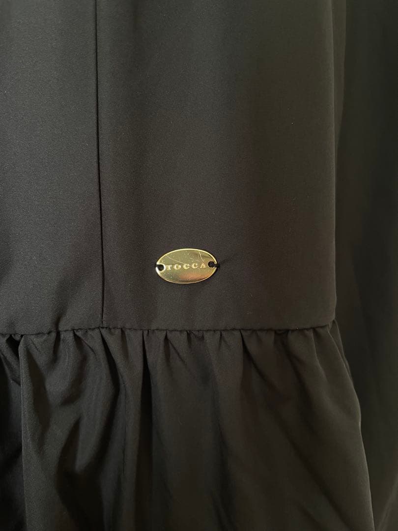 【3月限定出品】TOCCA レインコート　ブラック　スプリングコート　トート付