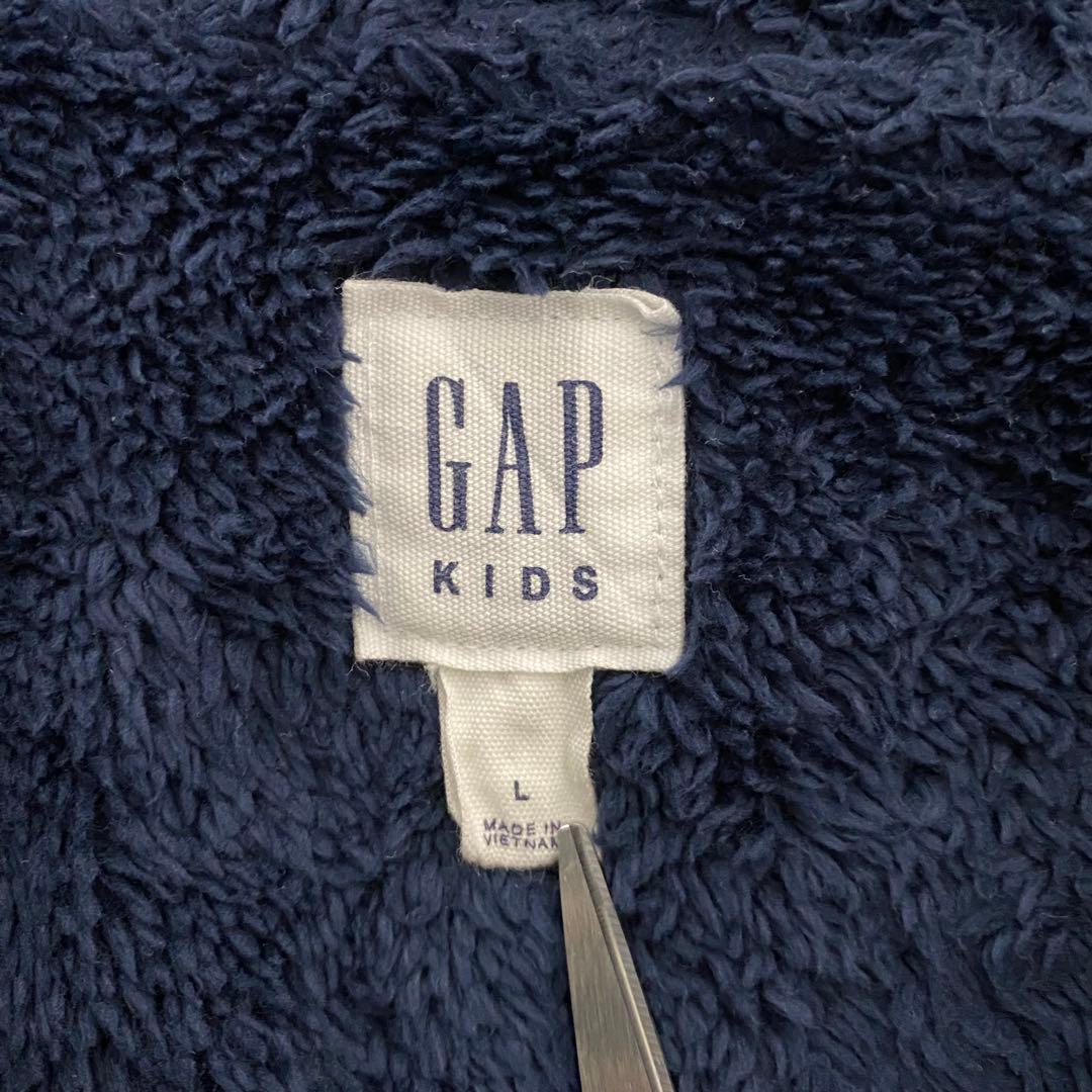 y2k GAP 迷彩 フルジップパーカー ロゴ グランジ 平成ギャル ネイビー