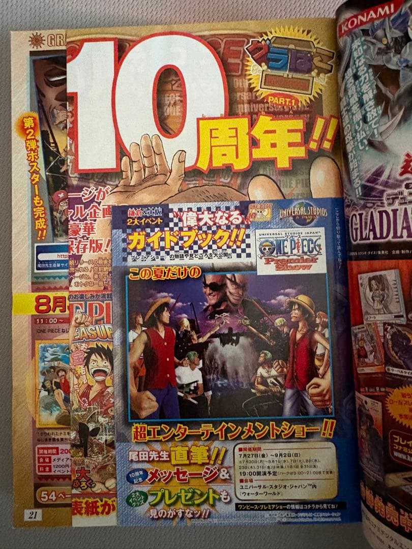 ONE PIECE 34号 10周年記念