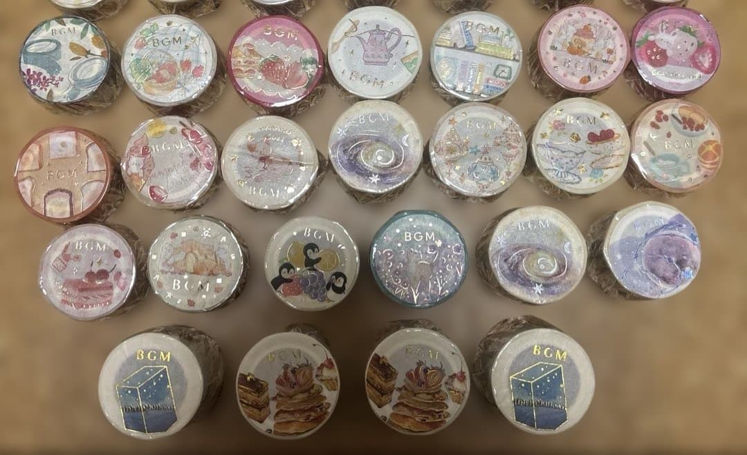 BGM マスキングテープ 59個セット