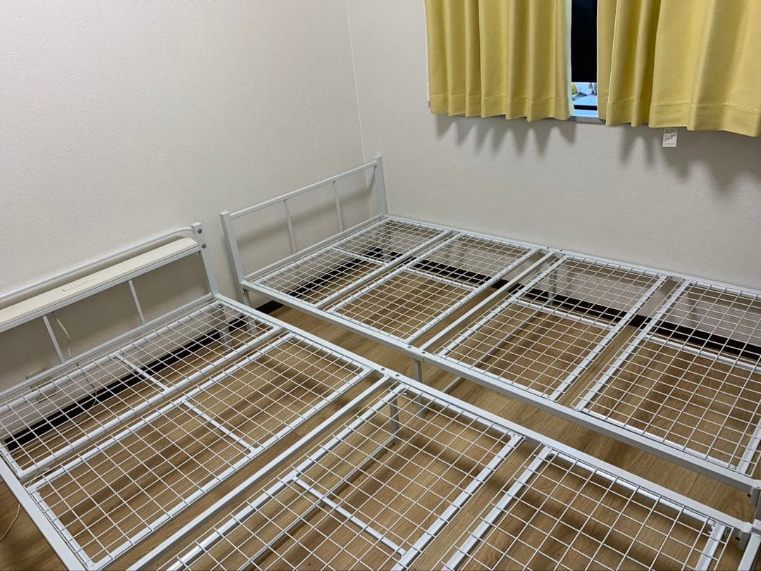 ニトリ　パイプベッド　コンセント有