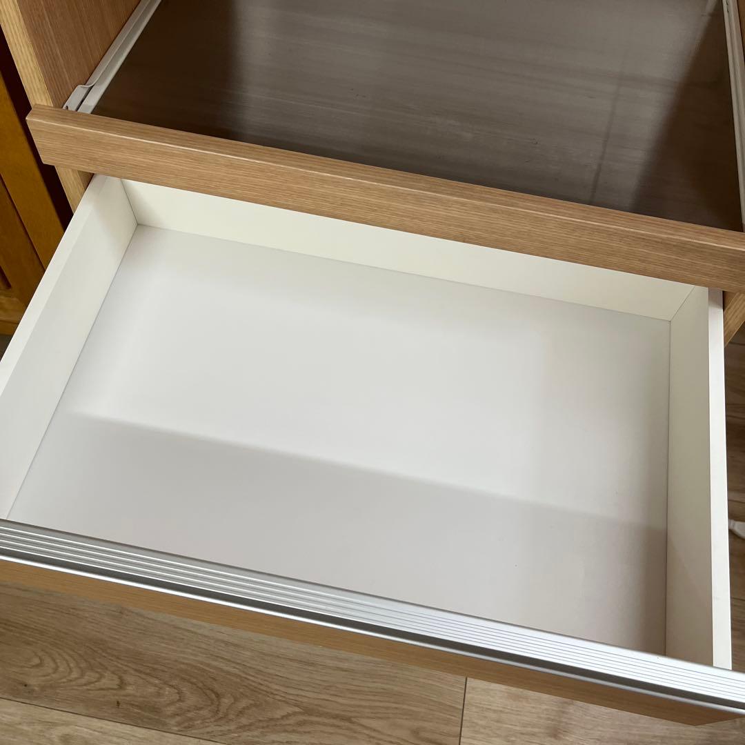 木製レンジ台 ステンレス天板付き　幅60㎝