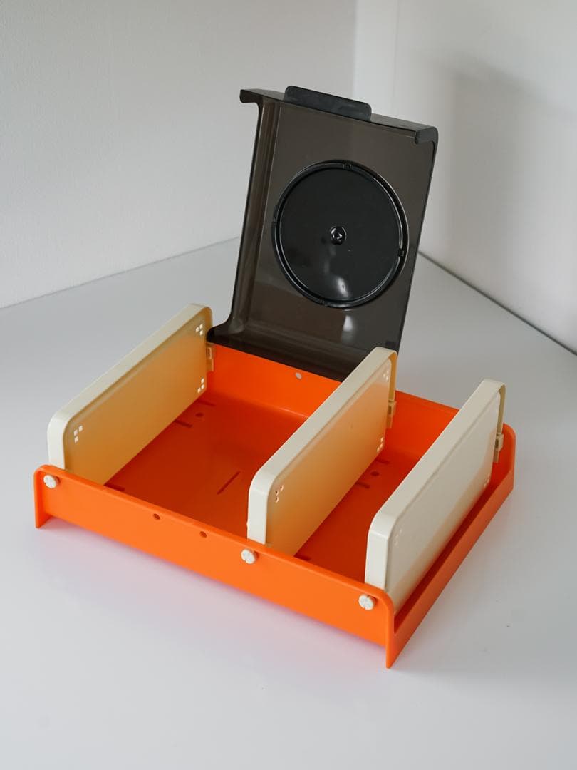 60-70's ミラー付 ウォールシェルフ/棚 スペースエイジ レトロポップ