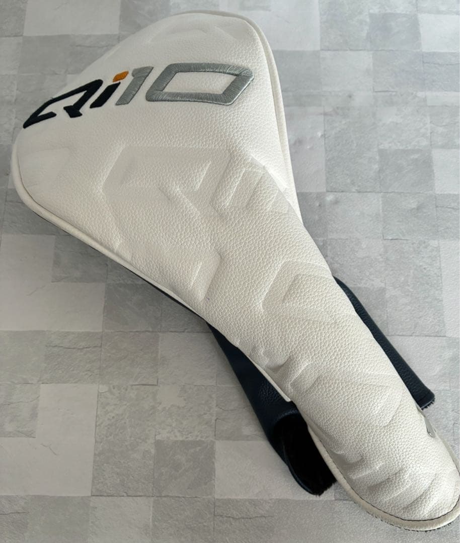 Q10 ドライバー カーボン素材 黒/シルバー　ヘッド&カバー