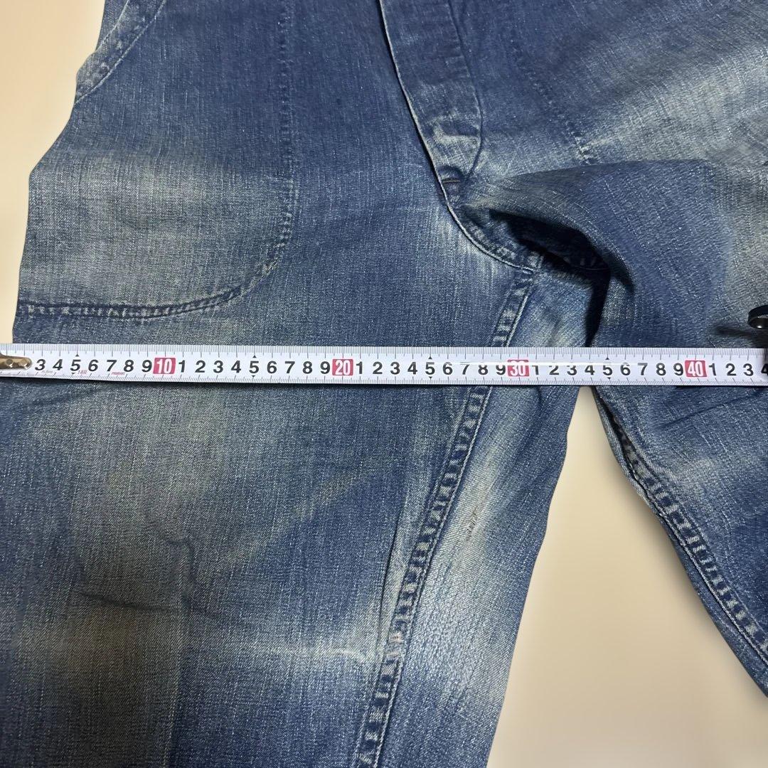 VINTAGE NAVYベイカーワークパンツ フロントボタン式 40~50年代