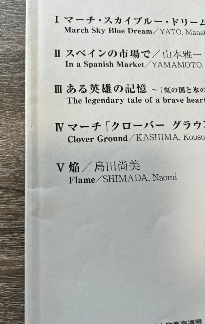 絶版　2016年全日本吹奏楽コンクール課題曲フルスコア集