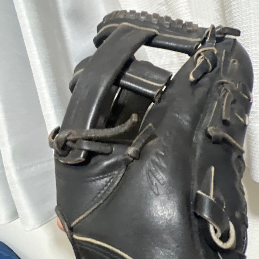 ✔*様 Mizuno 硬式野球グローブ 黒/金