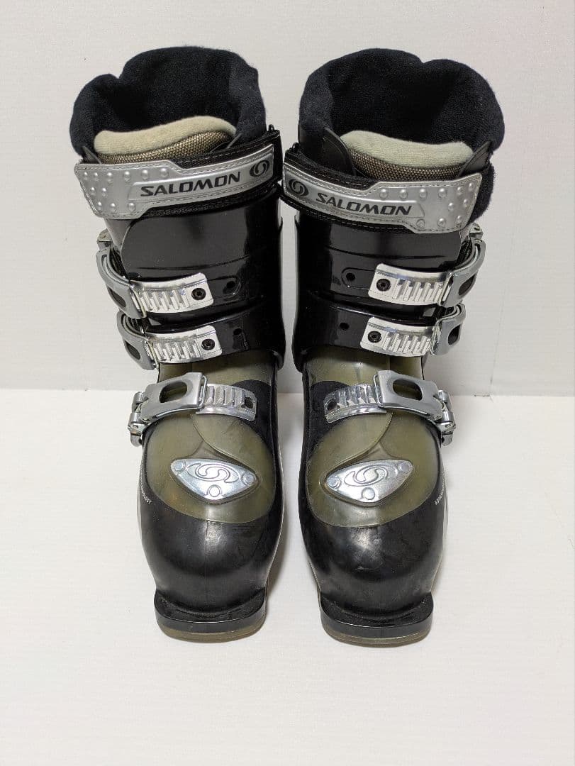 elan　ショートスキー　✕　SALOMON　ブーツ　24.5cm 板ケース付き