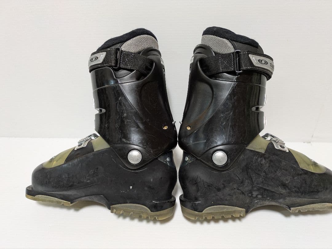 elan　ショートスキー　✕　SALOMON　ブーツ　24.5cm 板ケース付き