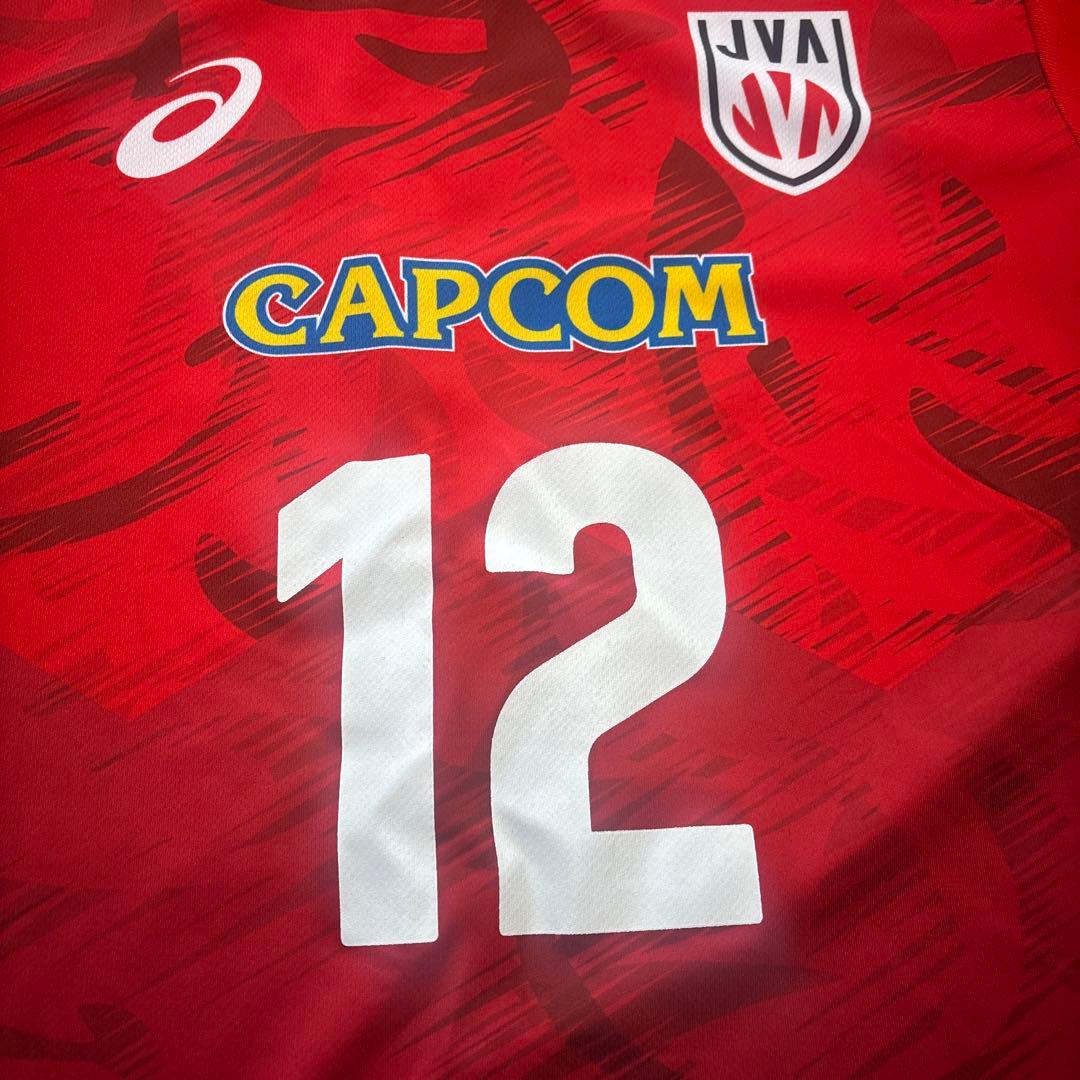 日本代表 バレーボールシャツ CAPCOMと応援フラッグ