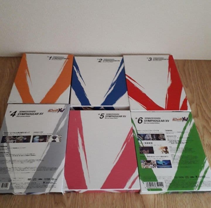 戦姫絶唱シンフォギア　XV DVD　Blu-ray　混合　全巻　GXのみ1巻
