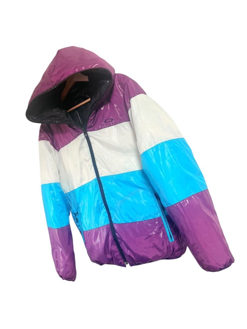 国内正規品 オークリー ゴルフ ダウンジャケット L リバーシブル OAKLEY